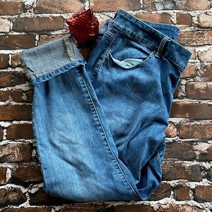 Plus Size Maurice’s Plaid Cuff Capris